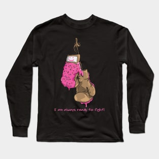 Boxing vs Donuts Long Sleeve T-Shirt